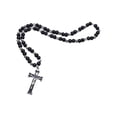 thumbnail image 4 of Cruz Colgante Sunnimix Cruz Joyería Cristiana Cruz Juses Colgante Regalo para Mujeres Hombres Oración Y Cadena Cruz negro COLLAR COLGANTE, 4 of 8