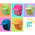 thumbnail image 6 of UPF 50+ Sun Protection Toddler Beach Hat Neck Flap Kids Legionnaire Swim Hat Sun Caps Boys Girls Summer Dolphin Green - L, 6 of 6