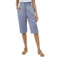 thumbnail image 1 of Pantalones de mujer con cintura elástica de mezcla de lino liso - Pantalones informales holgados con bolsillos, S-XXL, 1 of 6