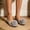 Gray, variant on Puff Pompom Flats for Women Round Toe Backless Casual Shoes Slip On Soft Comfort Ballet Shoes for Daily Weekend Outings