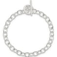 thumbnail image 4 of Sterling Silver Polished Fancy Link Toggle Bracelet Made In India qg3077-7.5, 4 of 5