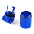 thumbnail image 3 of Tignapoo Universel 300ml Récupérateur d'Huile Moteur en Alliage d'Aluminium pour Réglage de Voiture - Bleu, Sans Filtre à Air, Réservoir de Collecte d'Huile Durable avec Système de Déflecteur pour Récupération de Gaz, 3 of 6