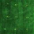 thumbnail image 1 of Ahgly Company Indoor Square Abstract Green Contemporary Area Rugs, 8' Square, 1 of 1