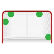 Magnetic Hockey Targets (4X 6-inch Green) by Top Shelf Targets