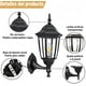 thumbnail image 4 of Farol Hexagonal Pared Negro E27 Exterior Impermeable Aluminio, 4 of 4