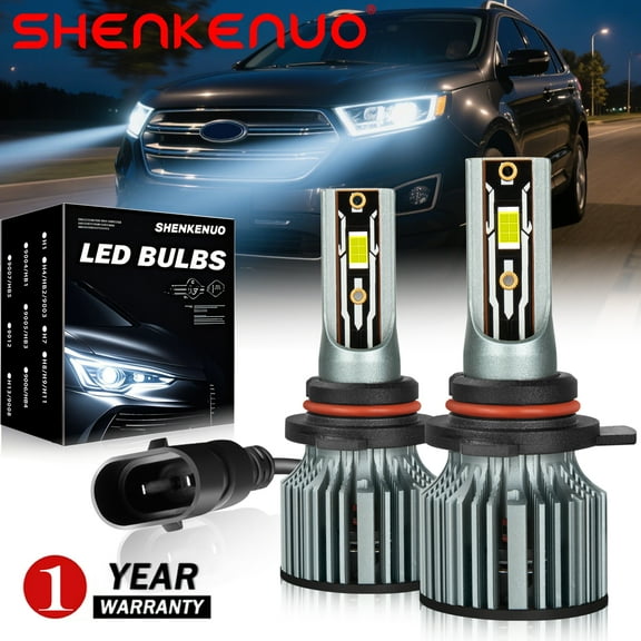 9012/HIR2 High/Low Beam For Ford Edge 2011-2014 LED Headlight Bulbs Kit 2pcs