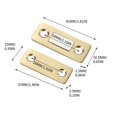 thumbnail image 3 of 100Fens Magnetic Sliding Door Wardrobe Door Magnetic Strip Patch Absorber, 3 of 3