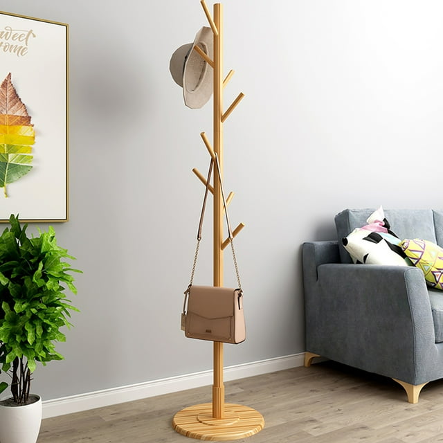Porte-manteau, Cintre en Bois sur Pied, Arbre de Design Révolutionnaire