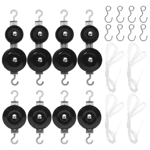 KAKOWELY window pulley 2 Sets Pulley Laboratory Equipment Laboratory Pulley Science Pulley Kids Physics Pulley Mechanic Teaching Materials Mechanic Teaching Tool