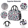 thumbnail image 4 of Womens White and Colorful Of Leopard Print Lunch Box for Work,Insulated Lunch Bag for Women,Loncheras Para Mujer,Leakproof Adult Lunch Bag for Work,Beach,Travel,Picnic,Camping, 4 of 7