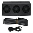 thumbnail image 2 of Car Window Vent Fan, 3 Position Design Independent Control Car Exhaust Fan ABS Plastic Shell  for Odor Removal Heat Dissipation, 2 of 7
