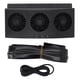 thumbnail image 2 of Ventilador de Ventana de la ventana del Automóvil, Resistencia Al Desgaste de 3 Posiciódón Diseño USB Cable USB Compatibilidad Amplia Ventilador de Escape del Automóvil Párrica, 2 of 7