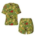 thumbnail image 6 of Rocae Squirrel And Fox In The Forest for Two Piece Sleepwear Pajamas Sets for Women Soft Short-Sleeved Pjs with Lounge Shorts 3X-Large, 6 of 9