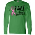 thumbnail image 3 of Inktastic Fight Breast Cancer Pink Ribbon Long Sleeve T-Shirt, 3 of 5