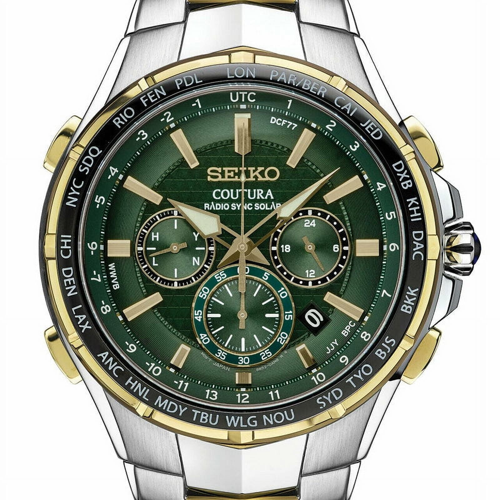 【新品】 海外 限定 SEIKO COUTURA SSG009 セイコー コーチュラ 腕時計 逆輸入 ソーラー電波 クロノグラフ