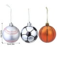thumbnail image 4 of 12 PCS Basketball Christmas Ball Ornaments Christmas Decorations, 2.4 Inch Shatterproof Xmas Tree Ornaments Balls with Hanging Loop for Holiday Party Christmas Decoration Indoor Outdoor Home, 4 of 6