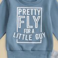 thumbnail image 5 of HCNTES Baby Boy Winter Clothes Toddler Baby Boy Clothes Letter Print Long Sleeve Sweatshirt Pullover Pants 2Pcs Winter Outfits, 5 of 7