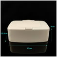 thumbnail image 3 of VogueV Multi-Use Tissue & Wipes Storage Box, Sealed Desktop Container for Home, Car, Dining Table, Dust-Proof Organizer, Lightweight & Stylish for Everyday Use, Wet Wipes Dispenser Box*1, 3 of 5