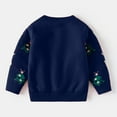 thumbnail image 4 of XEGLSBU Female Sweaters Toddler Baby Kids Girls Boys Christmas Knit Sweater Warm Pullover Casual Clothes Girls Sweaters 10-12 Hoodie Navy-5 Size 4-5 Years, 4 of 4