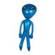 thumbnail image 5 of Accesorios inflables para extraterrestres, figuras de extraterrestres, juguetes inflables, globos para temática extraterrestre. Azul, 5 of 9