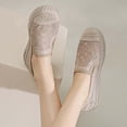 thumbnail image 3 of Womens Espadrilles on Shoes Stylish Lace Casual Loafers Lightweight Sneakers Comfortable Summer Flat Shoes for Office, Work, Walking(Khaki,8), 3 of 8