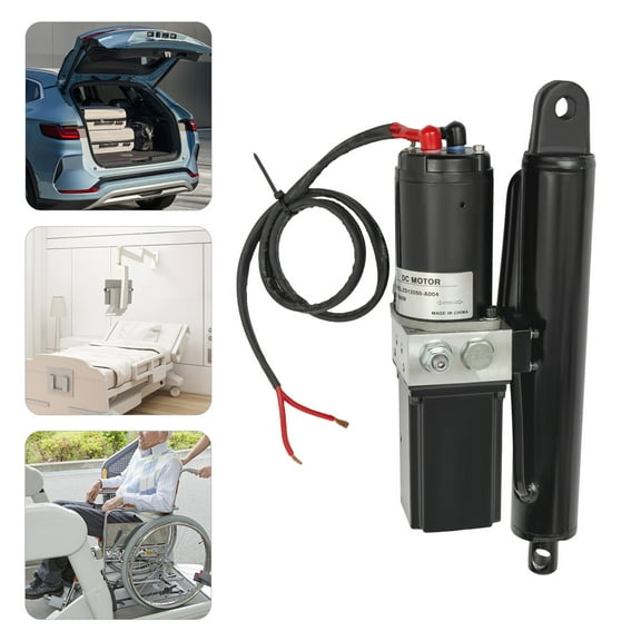 Shzicmy Heavy Duty Linear Actuator 8" Stroke 4409 lbs Max Lift Electric Motor 12VDC 500W