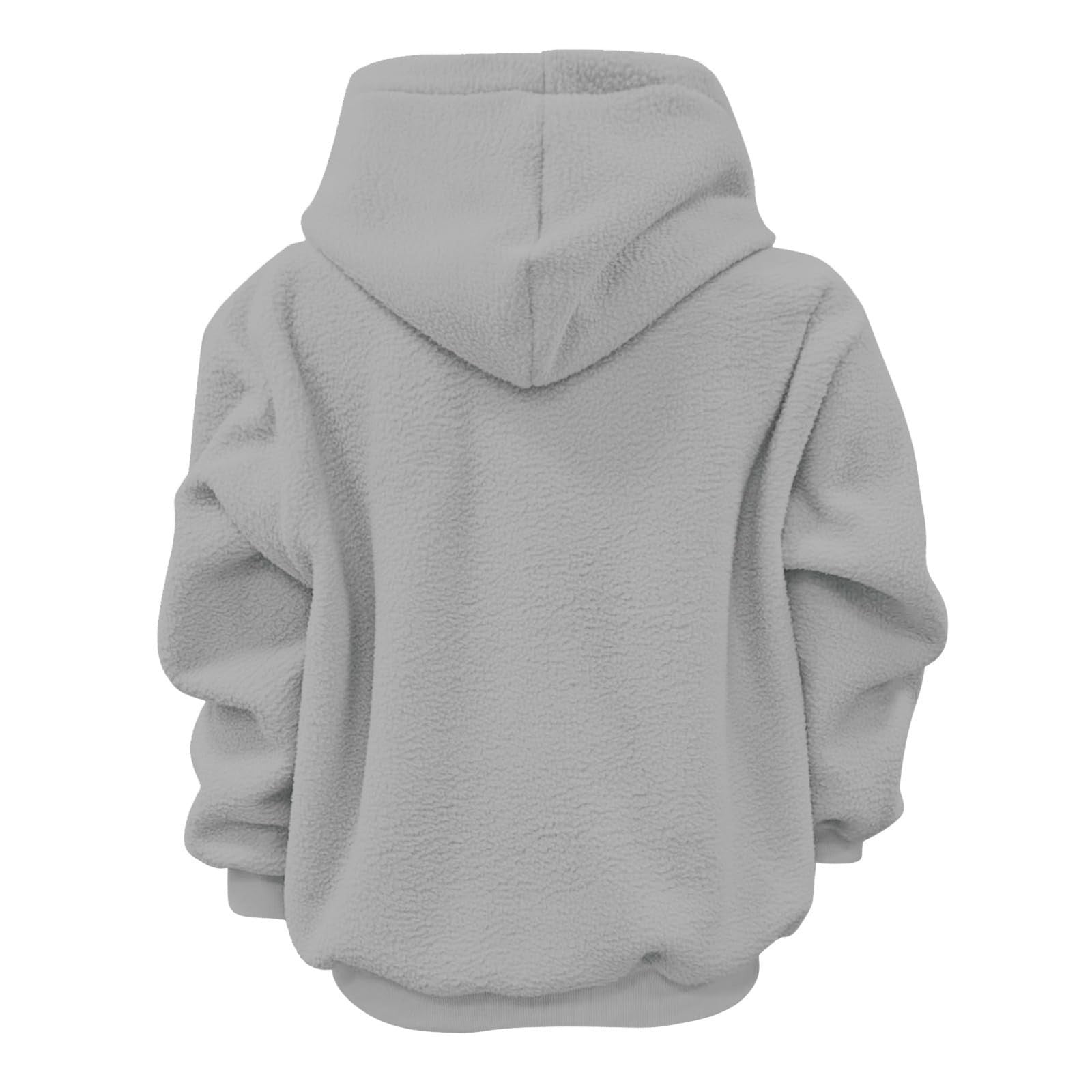 Boys Girls Dog Pouch Hoodies Fuzzy Dog Carrying Hoodie Long Sleeve Pullover Dog Pocket Hoodie Fall Clothes 9-10 Years