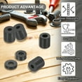 thumbnail image 4 of Uxcell 30 Pcs 0.2"ID x 1"OD x 0.2"T Multi Purpose Rubber Spacer, 4 of 6