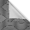 thumbnail image 4 of Ambesonne Psychedelic Valance Pack of 2, Bullseye Circles Trippy, 42"X12", Charcoal Grey and White, 4 of 5