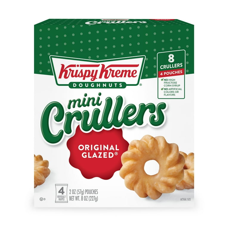 Krispy Kreme Mini Cruller Orig Glazed 2ct