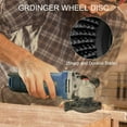 thumbnail image 2 of Disco De Amoladora De Madera De 125 Mm, Disco Abrasivo De Madera, Discos De Amolado De Madera De Carburo De Tungsteno Para Dar Forma, Esmerilar Y Cortar Compatibles Con Amoladoras Angulares De 115 Mm, 2 of 5