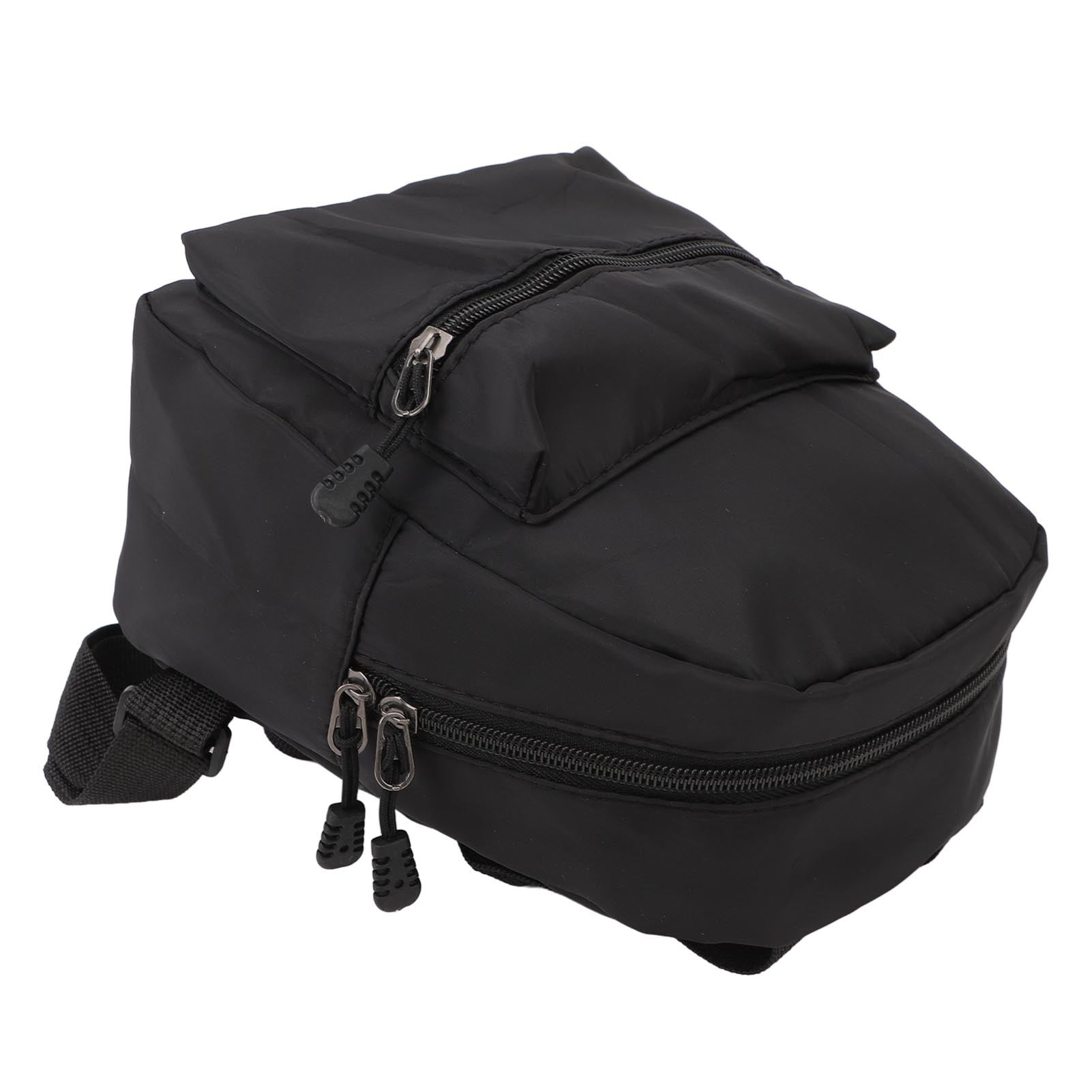Mini Backpack Black Nylon Waterproof Adjustable Shoulder Strap Elegant Small Travel Backpack For School For Women Walmart