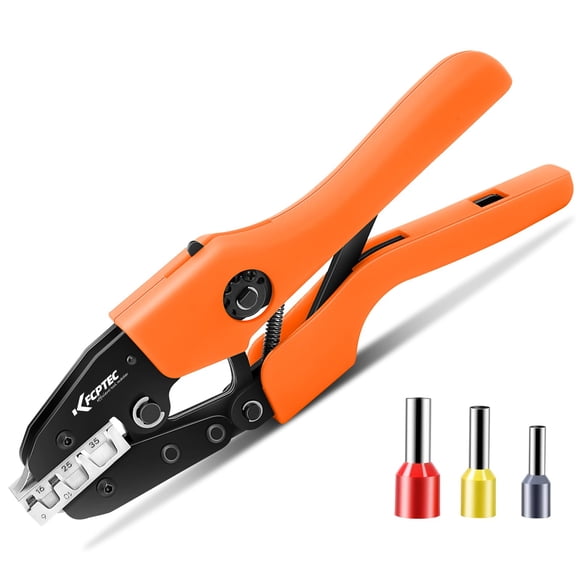Herramienta de prensado KF CPTEC para férulas de alambre AWG 2-10 (6-35 mm²)
