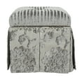 thumbnail image 2 of Stacy Tufted Square Storage Ottoman, Grey, 2 of 8