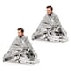 thumbnail image 1 of Paquete de 2 mantas térmicas de emergencia para senderismo y acampada, 1 of 5