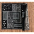 thumbnail image 3 of MDA Home Glamour Black/Gray Polypropylene Area Rug - 8'7" x 11'11", 3 of 4