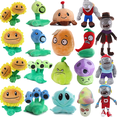 thumbnail image 2 of Plants vs Zombies Stuffed Toys Sunflower PeaShooter Gargantuar Newspaper Zombie Plush Doll Kids Toys Birthday Gifts For Children, 2 of 5