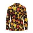 thumbnail image 5 of Yuyamidu Thanksgiving Long Sleeve Golf Shirt for Women Maple Leaves Tennis Tops Fall Running Shirt with Collar Sports Athletic Shirts Size XS, 5 of 8