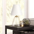 thumbnail image 2 of Hudson & Canal ML0918 Makenna Mini Lampe de Table en Verre Clair, 2 of 3