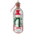 thumbnail image 2 of Recordable Message in A Bottle Christmas Ornament, Snowman Keepsake with Voice Playback, Glass Bottle Holiday Home Decor with Cork, 2 of 4