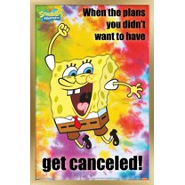 Nickelodeon Spongebob Squarepants - Meme Wall Poster, 22.375" x 34", Framed
