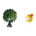 thumbnail image 1 of Elegante Colección De Esculturas De Animales: Pavo Real Y Serpiente. Adorno De Mesa De Resina Para Dormitorio, Oficina, Sala De Estar, Estantería O Centro De Mesa. Decoración Para El Hogar., 1 of 8