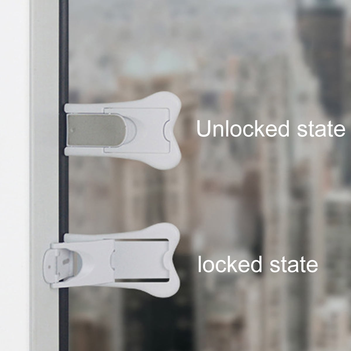 Travelwant 10Pcs/Set Sliding Glass Door Child Lock Baby Safety Slide