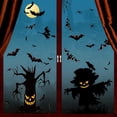 thumbnail image 2 of Decoración De Halloween Calcomanías Adhesivas De Pvc Casa Embrujada De Halloween Fantasma Esqueleto Murciélago Pegatinas Electrostáticas Para Vidrio De Ventana Inevent HA040377-01, 2 of 6