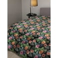 thumbnail image 2 of Hibiscus Down Alternative Comforter, Tropical Pattern of Flower Graphic, Microfiber Quilt for All Season, 5 Sizes, Dark Coral White, by Ambesonne, 2 of 3