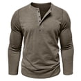 thumbnail image 5 of Krdevn Mens Shirts - Casual Long Sleeve T Shirts for Men Slim Fit for Everyday Wear Comfortable and Stylish Ideal for Autumn and Winter Pair with Denim Jeans,Mens Fall Shirts,Color:Green,Size:M, 5 of 9