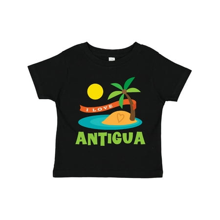 

Inktastic I Love Antigua Gift Toddler Boy or Toddler Girl T-Shirt