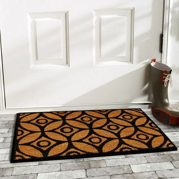 Calloway Mills Circles and Stars Outdoor Doormat 17" x 29"