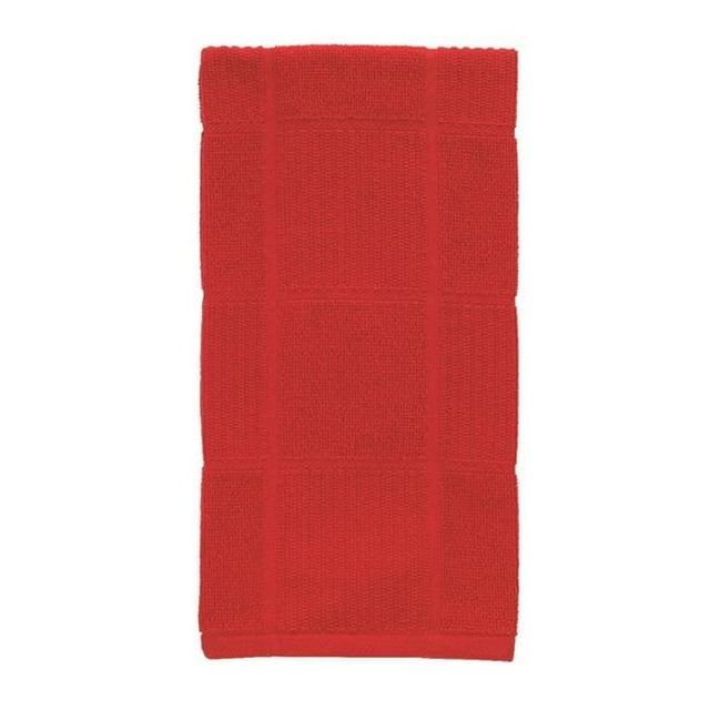 Serviette de Cuisine en Coton Rouge - Lot de 6