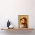 thumbnail image 2 of Cute Dressed Up Guinea Pig Girls Bedroom Artwork Framed Wall Art Print A4, 2 of 5